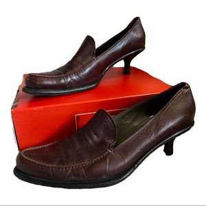 Mui Mui Kitten Heel Loafers